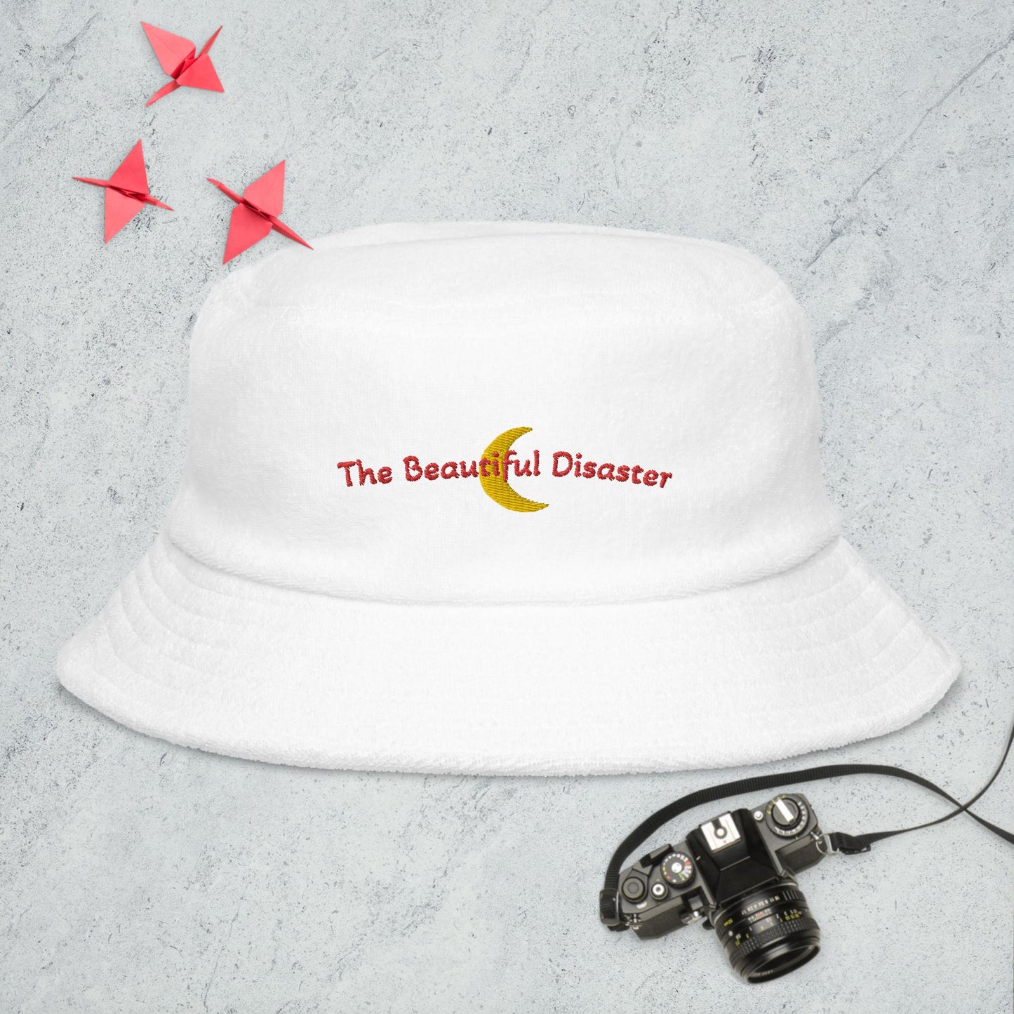 TBD Logo Terry Cloth Bucket Hat